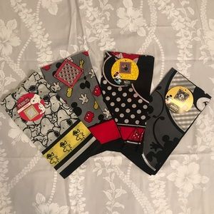 Licensed Mickey Mouse and Peanuts Bandanas 4 pack